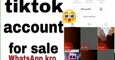 TikTok account for sale