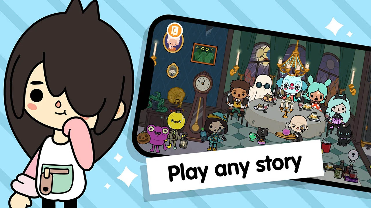 Toca Boca Mod APK in 2023  Build a story, Create your own character, Life