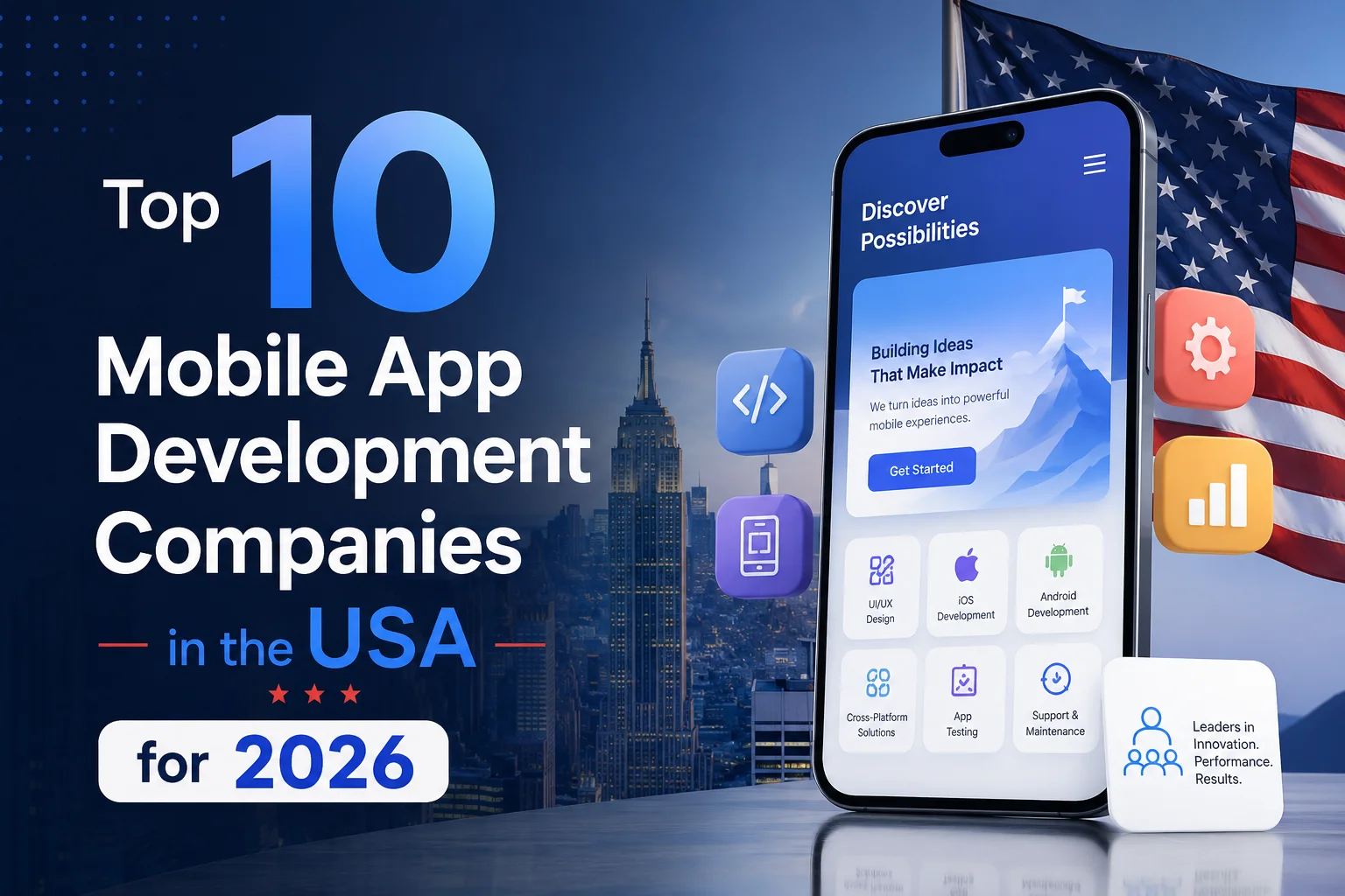 Top 10 Mobile App Development Companies in the USA for 2026