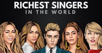 Top 6 Richest Singers in the world