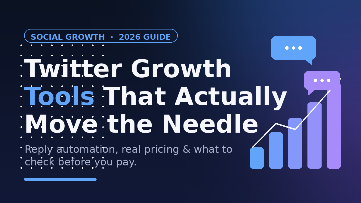 Twitter Growth Tools in 2026: What Actually Moves the Needle