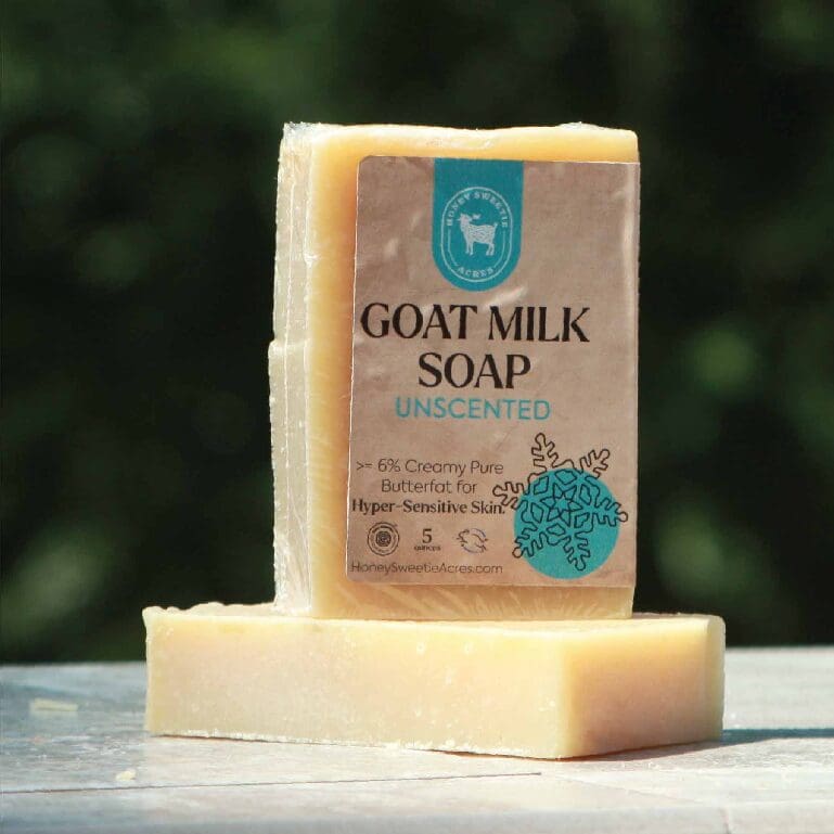 goat milk soap which treats eczema