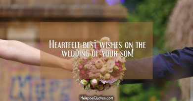 Wedding quotes for son