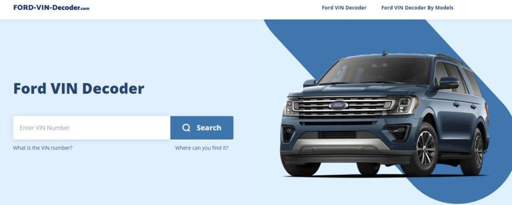 Ford-VIN-Decoder Review: Know Your Car Online Has Never Been Easier 