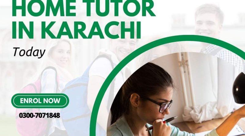 home tutor in Karachi