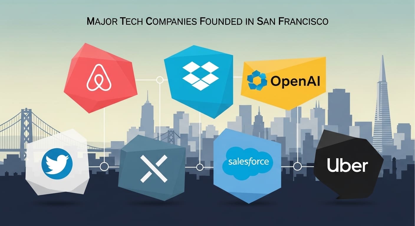 Major Tech Companies Founded in San Francisco