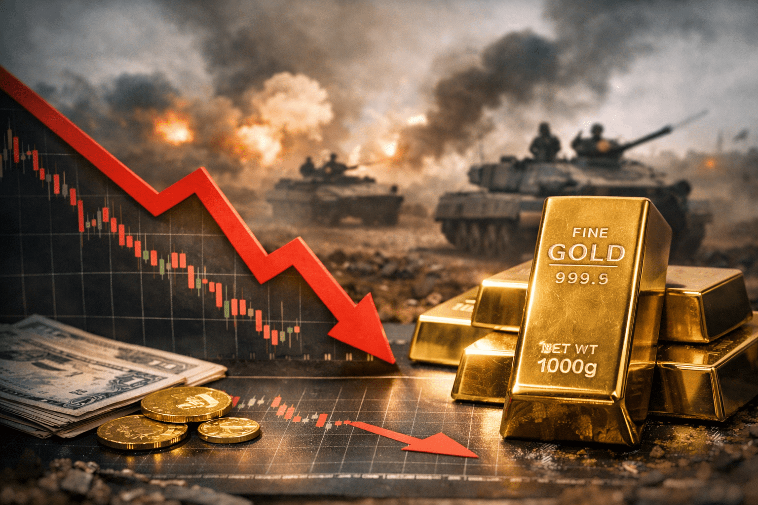 Why Gold Prices Drop When a New War Breaks Out