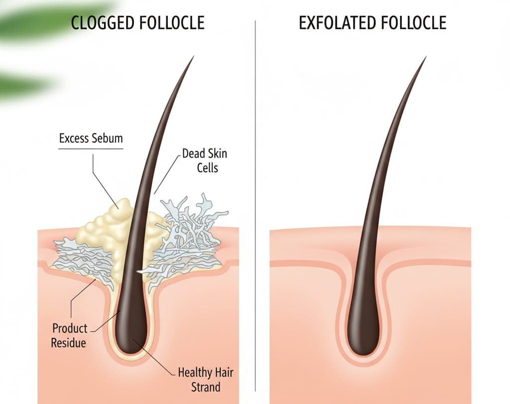 Benefits of Scalp Exfoliation