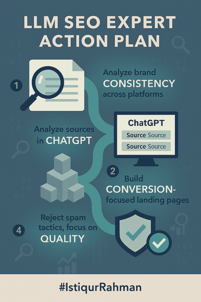 Your LLM SEO Google Action Plan; No Fluff