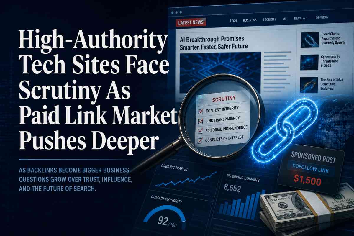 High-Authority Tech Sites Face paid link spam Scrutiny