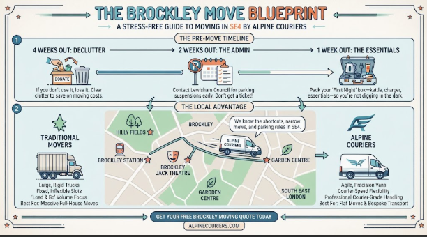 man and van brockley