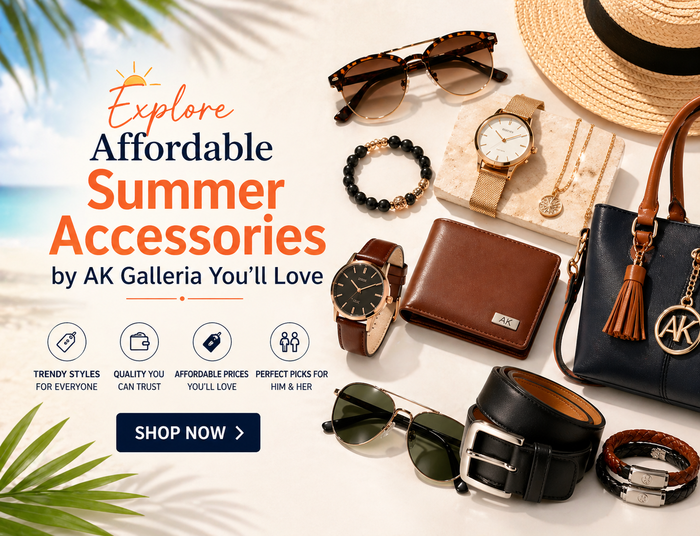 buy summer accessories for men & women in Pakistan