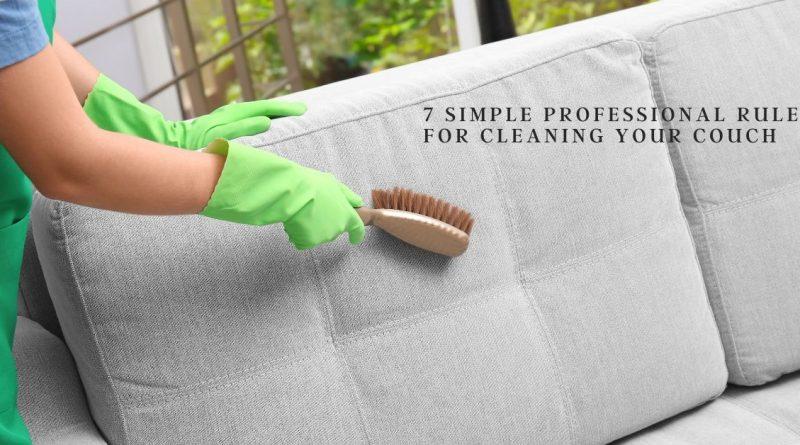 Cleaning Your Couch