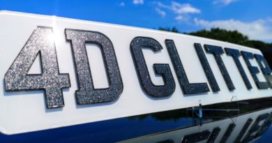4d neon number plates