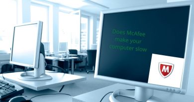 does McAfee make your computer slow