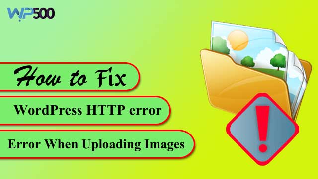 WordPress HTTP error when uploading images 