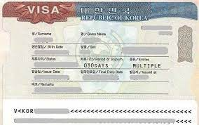 visa for South Korea