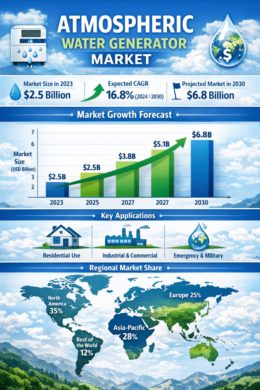 Next-Gen Water Solutions: Atmospheric Water Generator Market Trends