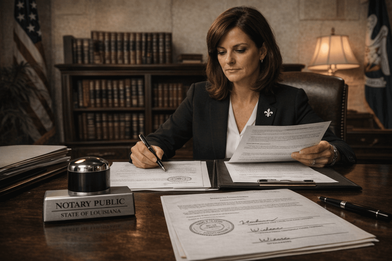 Louisiana Notary Demand Centers on Real Estate and Legal Paperwork as State Raises Bond Requirement for 2026