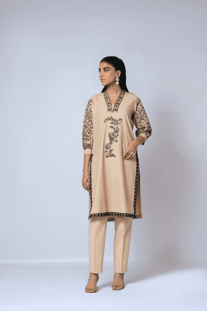 buy online Pakistani stitched khaddar suits for women 