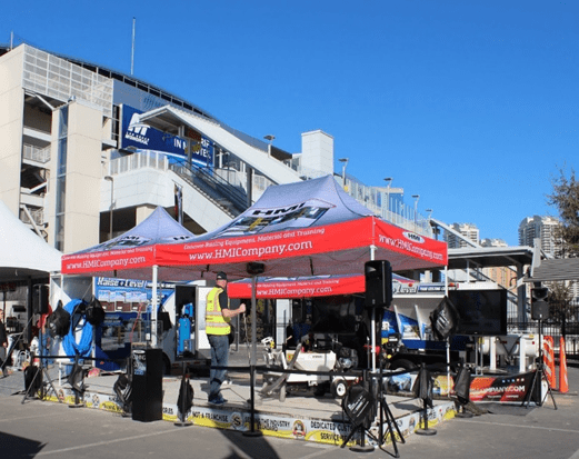Why 10x15 Heavy-Duty Logo Canopy Tents Are Becoming Essential on Construction, Concrete, and Excavation Jobsites