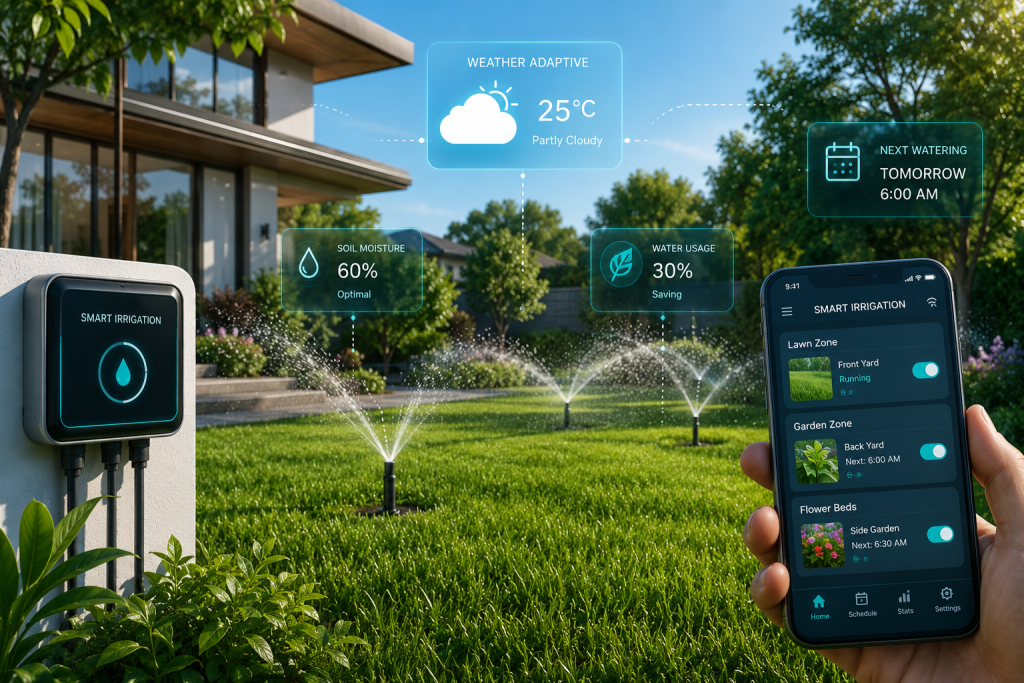 Future irrigation technology for healthy grass