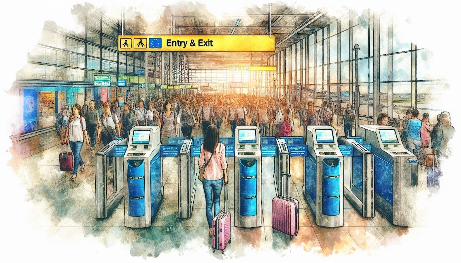 Internal Schengen Border Checks Return and Business Travel Slows