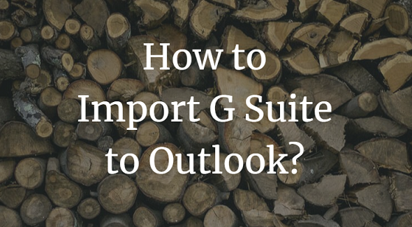 import g suite to outlook