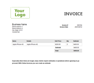 make online invoices for your businesses