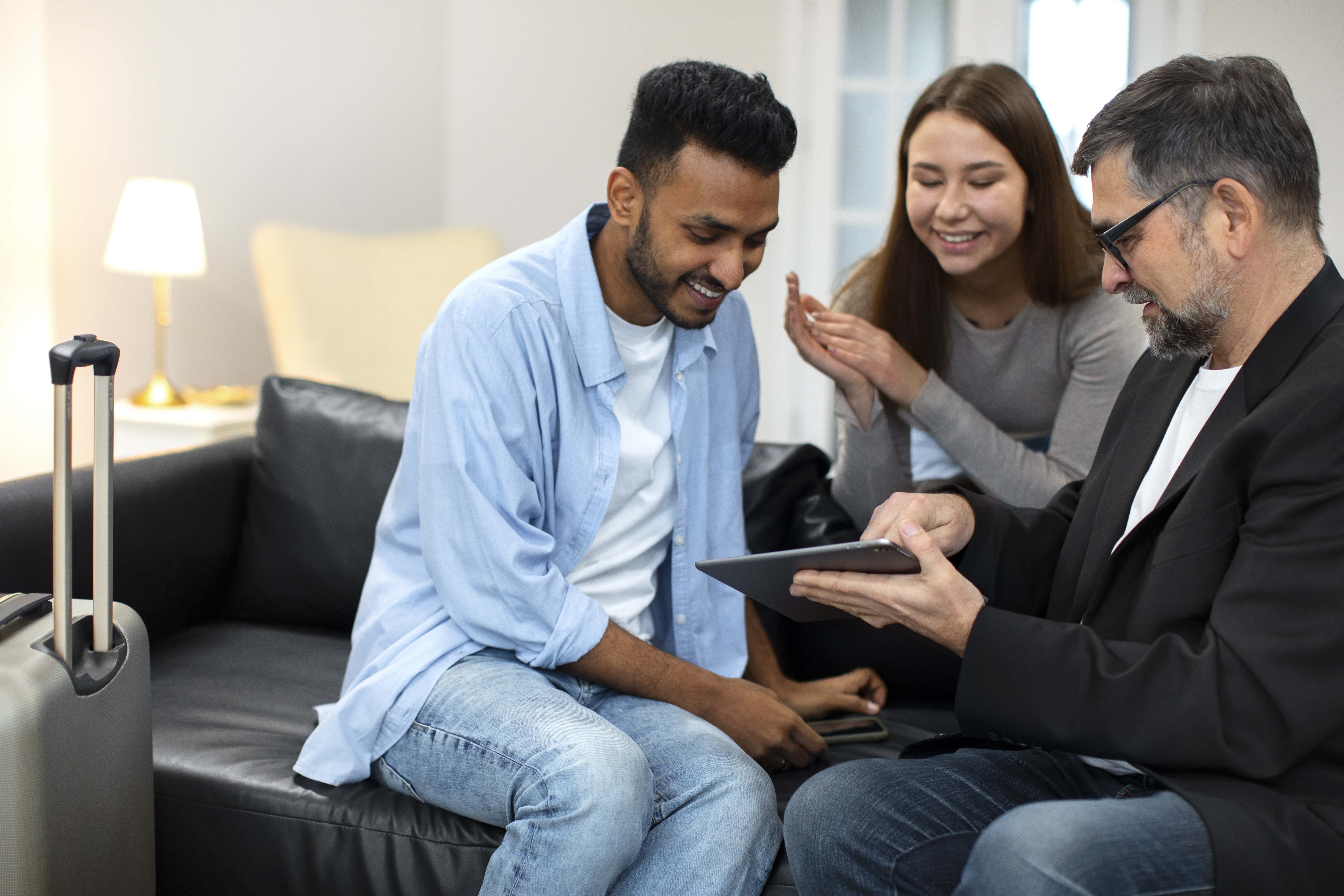 New Brunswick homeowner reviewing mortgage options with a broker