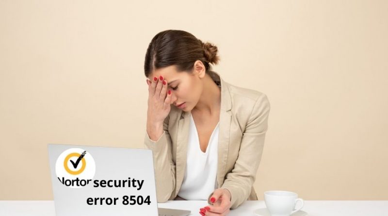 norton security error 8504