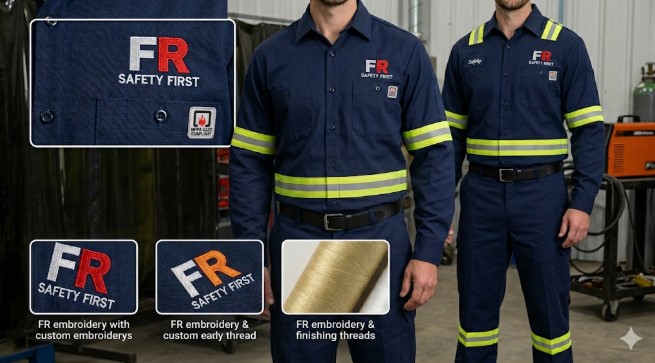 Custom Flame-Resistant Clothing, Custom Embroidery Services